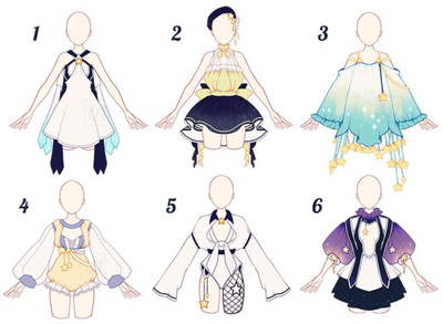 動漫服裝素材。